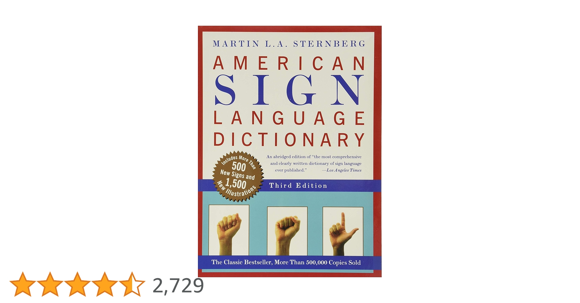 American Sign Language Dictionary-Flexi: Sternberg, Martin L